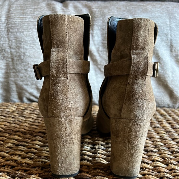 Saint Laurent Suede Booties - Picture 6 of 10